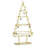 Vidaxl metalen kerstboom met standaard goud 60 cm poedergecoat staal
