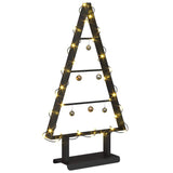 Vidaxl metalen kerstboom met standaard zwart 60 cm staal