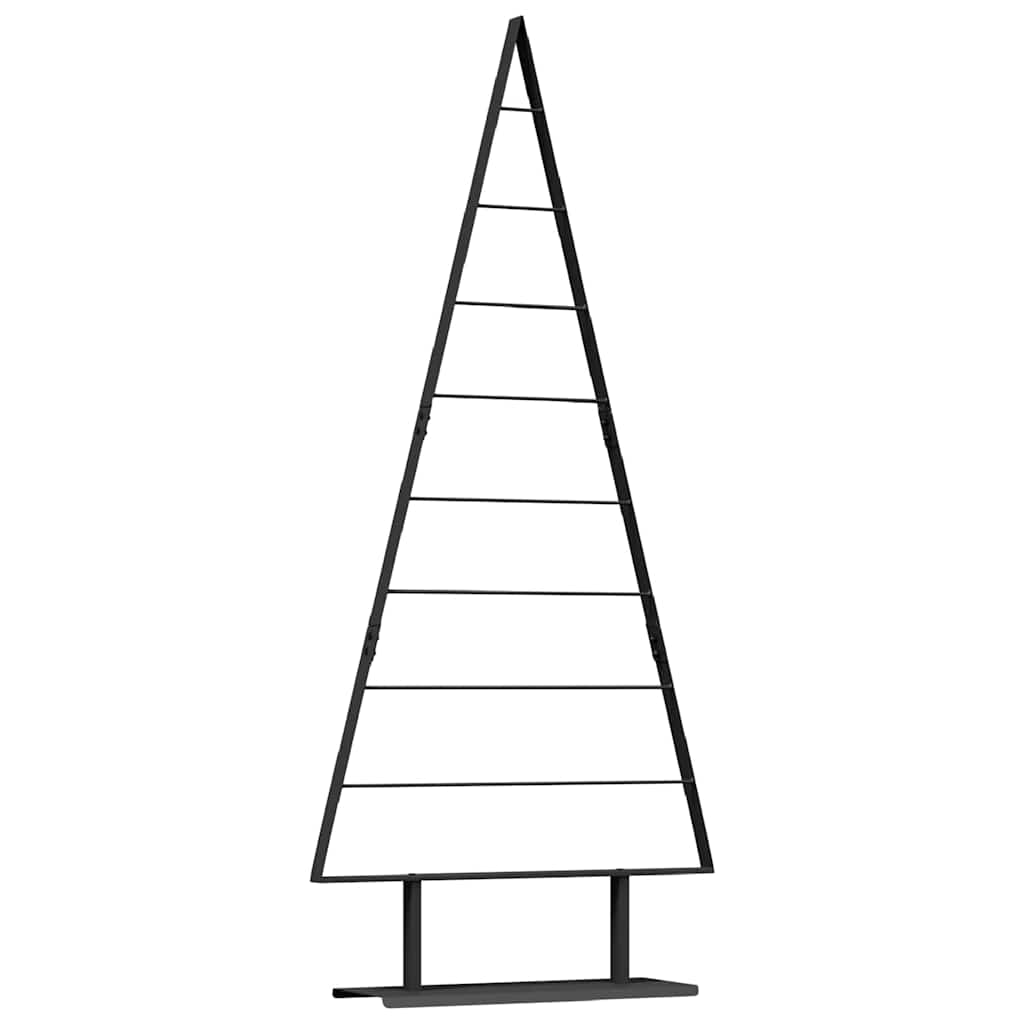 Vidaxl metalen kerstboom met standaard zwart 180 cm staal