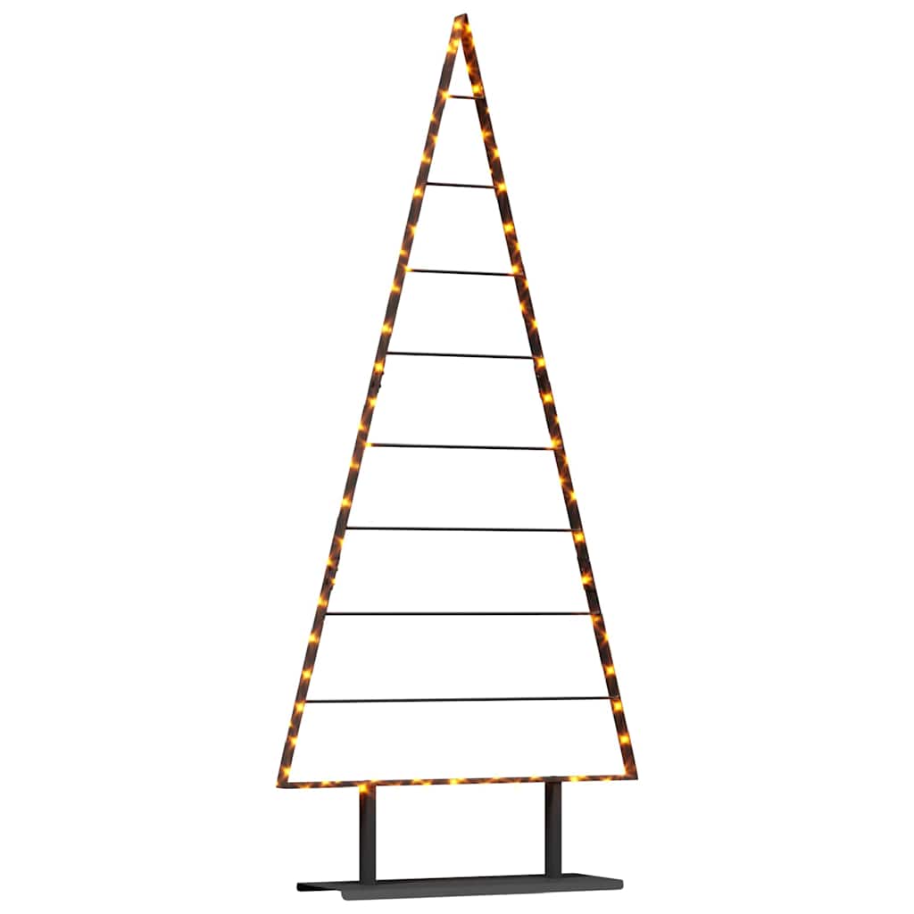 Vidaxl metalen kerstboom met standaard zwart 180 cm staal