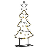 Vidaxl metalen kerstboom met standaard zwart 60 cm staal