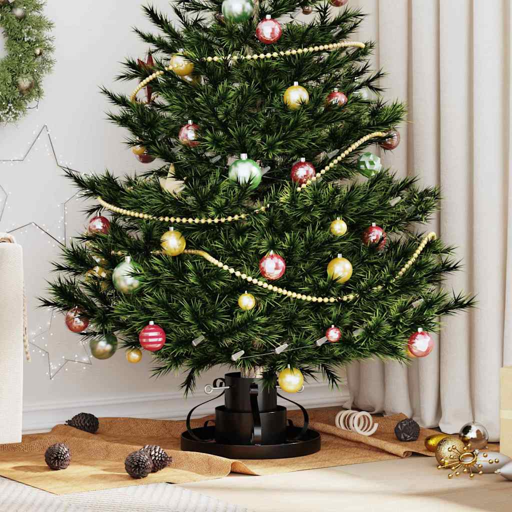Vidaxl kerstboomstandaard zwart 40 x 40 x 21 cm staal