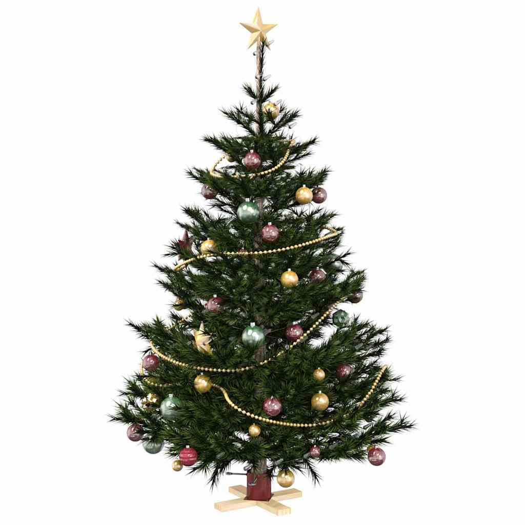 Vidaxl kerstboomstandaard 1.73 rood 50 x 50 x 16 cm massief grenenhout