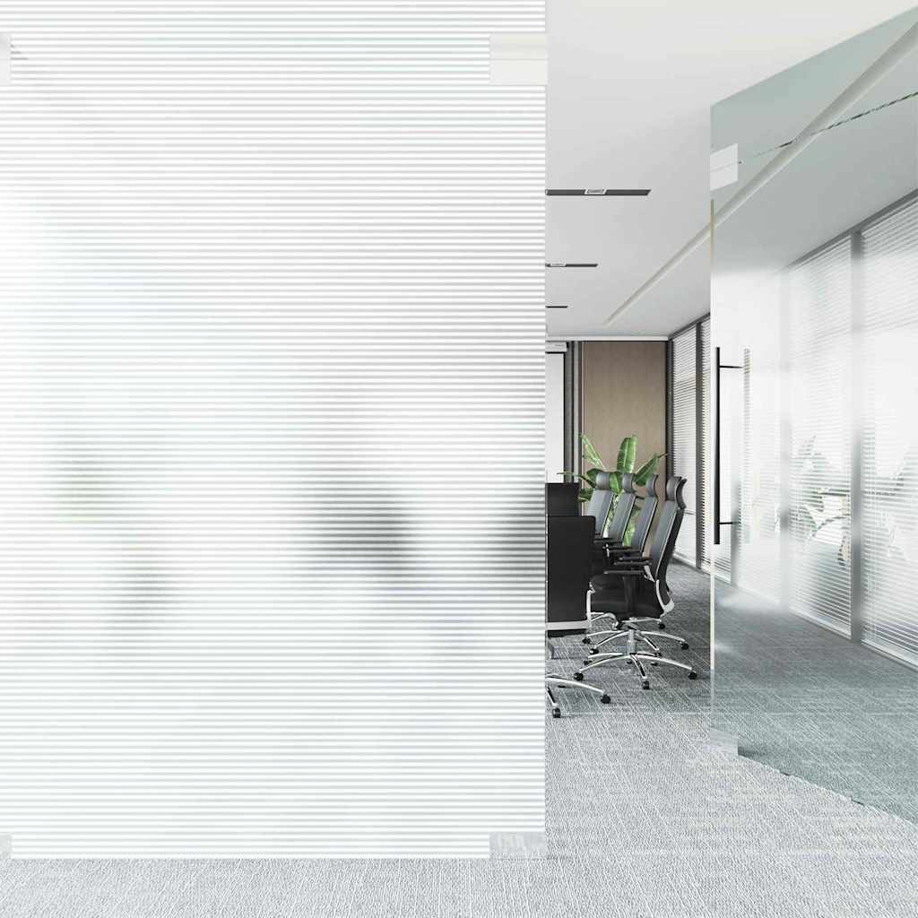 Vidaxl zelfklevende raamfolie gesatineerde strepen 90 x 2000 cm pvc