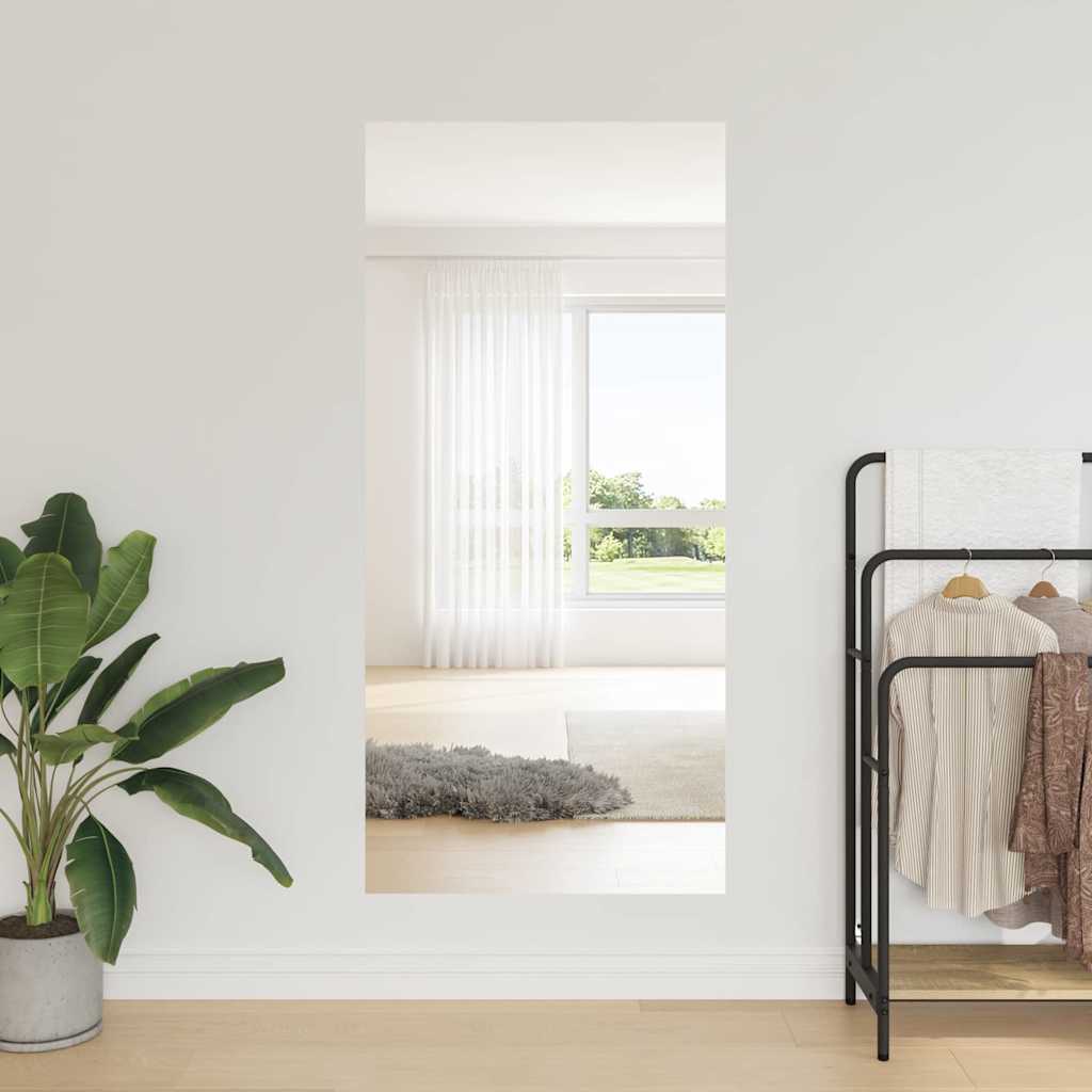 Vidaxl zelfklevende spiegel film 90 x 150 cm 2 pcs zilver pet