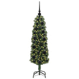 Vidaxl kunstkerstboom groen 120 cm pvc en staal en kunststof