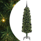Vidaxl kunstkerstboom groen 150 cm pvc en staal en kunststof