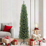Vidaxl kunstkerstboom groen 180 cm pvc en staal en kunststof