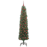Vidaxl kunstkerstboom groen 180 cm pvc en staal en kunststof