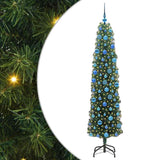 Vidaxl kunstkerstboom groen 180 cm pvc en staal en kunststof