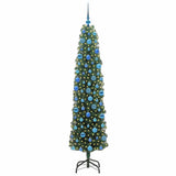 Vidaxl kunstkerstboom groen 180 cm pvc en staal en kunststof