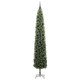 Vidaxl kunstkerstboom groen 270 cm pvc en staal en kunststof
