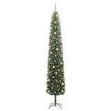Vidaxl kunstkerstboom groen 270 cm pvc en staal en kunststof