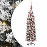 Vidaxl kunstkerstboom groen 150 cm pvc en staal en kunststof
