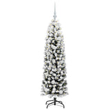 Vidaxl kunstkerstboom groen 150 cm pvc en staal en kunststof
