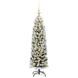 Vidaxl kunstkerstboom groen 150 cm pvc en staal en kunststof