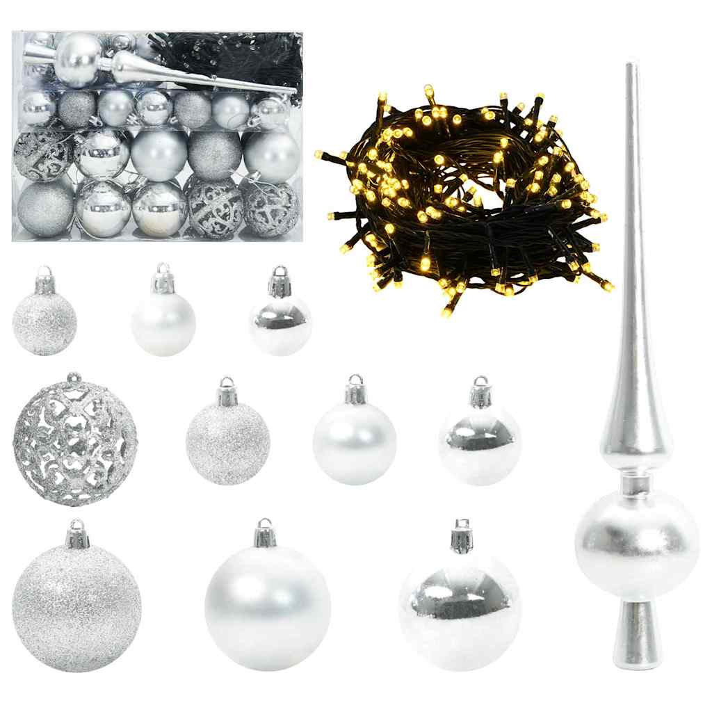 Vidaxl kunstkerstboom groen 150 cm pvc en staal en kunststof