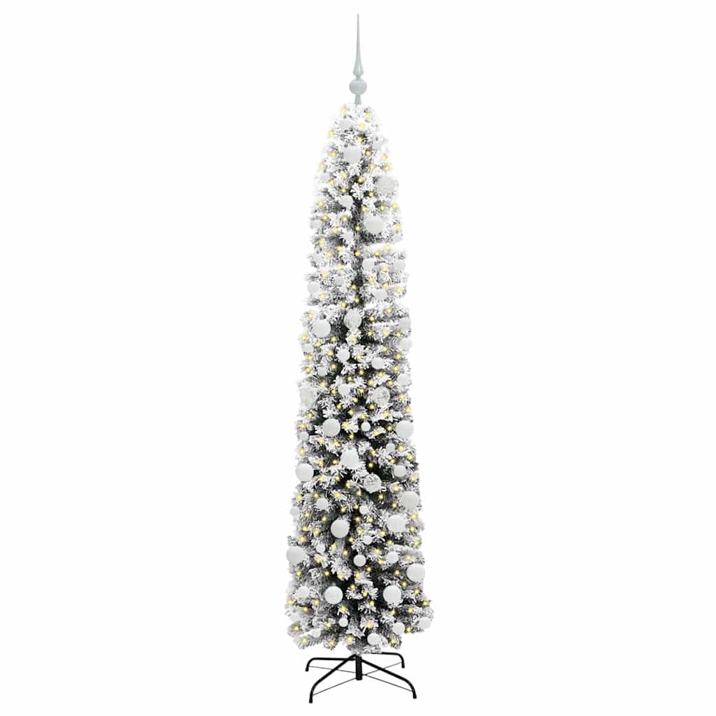Vidaxl kunstkerstboom groen 180 cm pvc en staal en kunststof