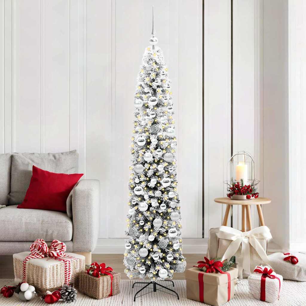 Vidaxl kunstkerstboom groen 180 cm pvc en staal en kunststof