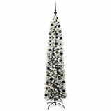 Vidaxl kunstkerstboom groen 210 cm pvc en staal en kunststof