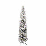 Vidaxl kunstkerstboom groen 210 cm pvc en staal en kunststof