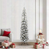 Vidaxl kunstkerstboom groen 210 cm pvc en staal en kunststof