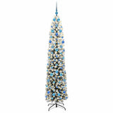 Vidaxl kunstkerstboom groen 210 cm pvc en staal en kunststof