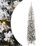 Vidaxl kunstkerstboom groen 240 cm pvc en staal en kunststof