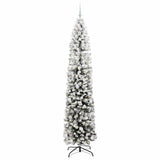 Vidaxl kunstkerstboom groen 240 cm pvc en staal en kunststof