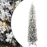 Vidaxl kunstkerstboom groen 240 cm pvc en staal en kunststof