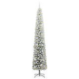Vidaxl kunstkerstboom groen 270 cm pvc en staal en kunststof