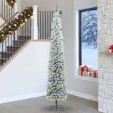 Vidaxl kunstkerstboom groen 270 cm pvc en staal en kunststof