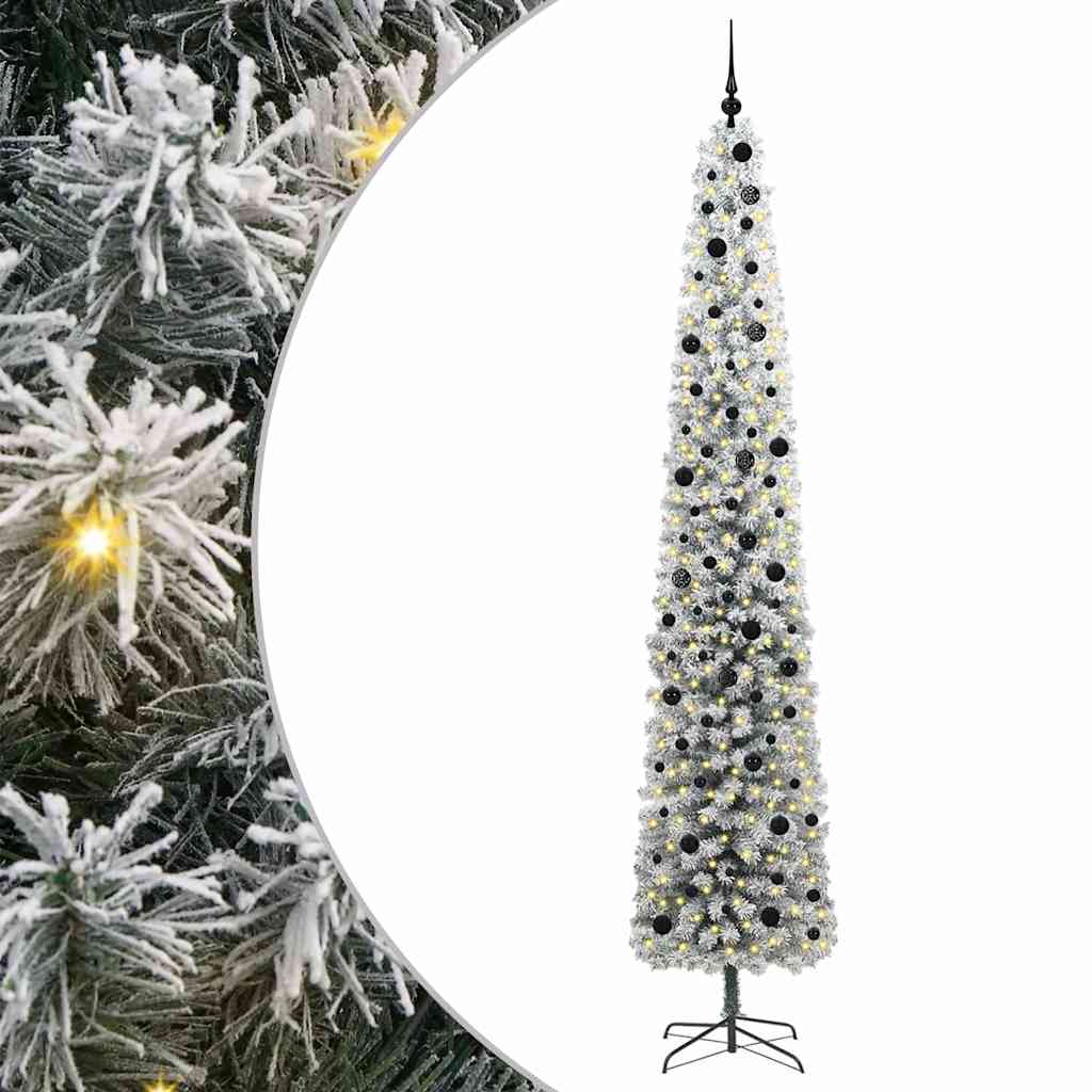 Vidaxl kunstkerstboom groen 300 cm pvc en staal en kunststof