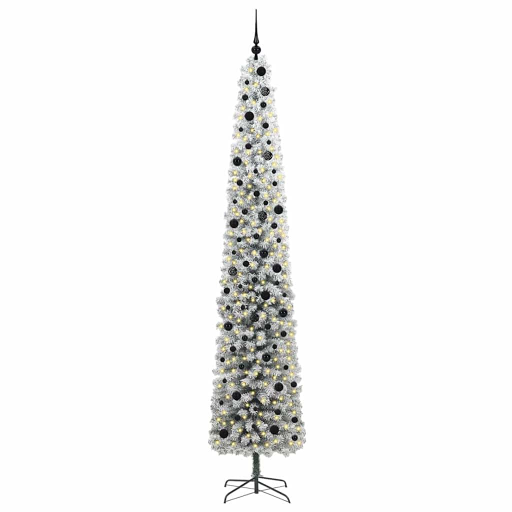 Vidaxl kunstkerstboom groen 300 cm pvc en staal en kunststof