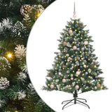 Vidaxl kunstkerstboom met 150 led groen 150 cm pvc en plastic en staal