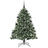 Vidaxl kunstkerstboom met 150 led groen 150 cm pvc en plastic en staal