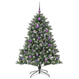 Vidaxl kunstkerstboom met 150 led groen 150 cm pvc en plastic en staal