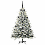 Vidaxl artificial pre-lit kerstboom met ballenset groen 150 cm