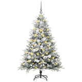 Vidaxl artificial pre-lit kerstboom met ballenset groen 180 cm