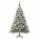 Vidaxl artificial pre-lit kerstboom met ballenset groen 180 cm