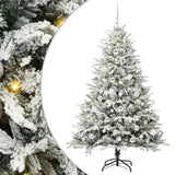 Vidaxl artificial pre-lit kerstboom met ballenset groen 180 cm