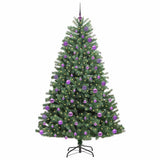 Vidaxl kunstmatige inklapbare kerstboom groen 180 cm pvc en metaal