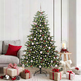Vidaxl kunstkerstboom groen 180 cm pvc en metaal en plastic