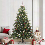 Vidaxl kunstkerstboom groen 240 cm pvc en metaal en plastic