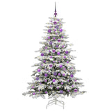 Vidaxl kunstmatige inklapbare kerstboom wit 180 cm pe en pvc
