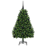 Vidaxl kunstkerstboom met 150 led groen 120 cm pvc en metaal