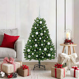 Vidaxl kunstkerstboom met 150 led groen 120 cm pvc en metaal