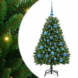 Vidaxl kunstkerstboom met 150 led groen 120 cm pvc en metaal