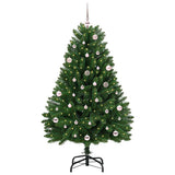 Vidaxl kunstkerstboom met 150 led groen 150 cm pvc en metaal