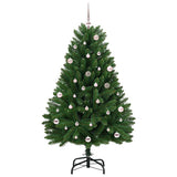 Vidaxl kunstkerstboom met 150 led groen 150 cm pvc en metaal